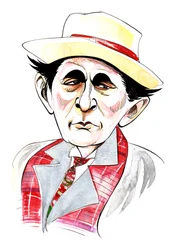 Sylvester McCoy as Doctor Who in BBC television series of same name